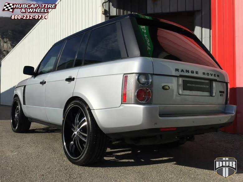 vehicle gallery/land rover range rover dub phase 6 s108  Black & Machined Face wheels and rims